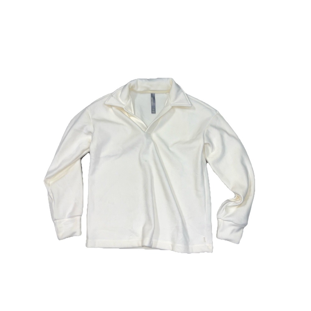 NWT Women's Cream MONDETTA Soft Pullover Sweater Top Size Large L